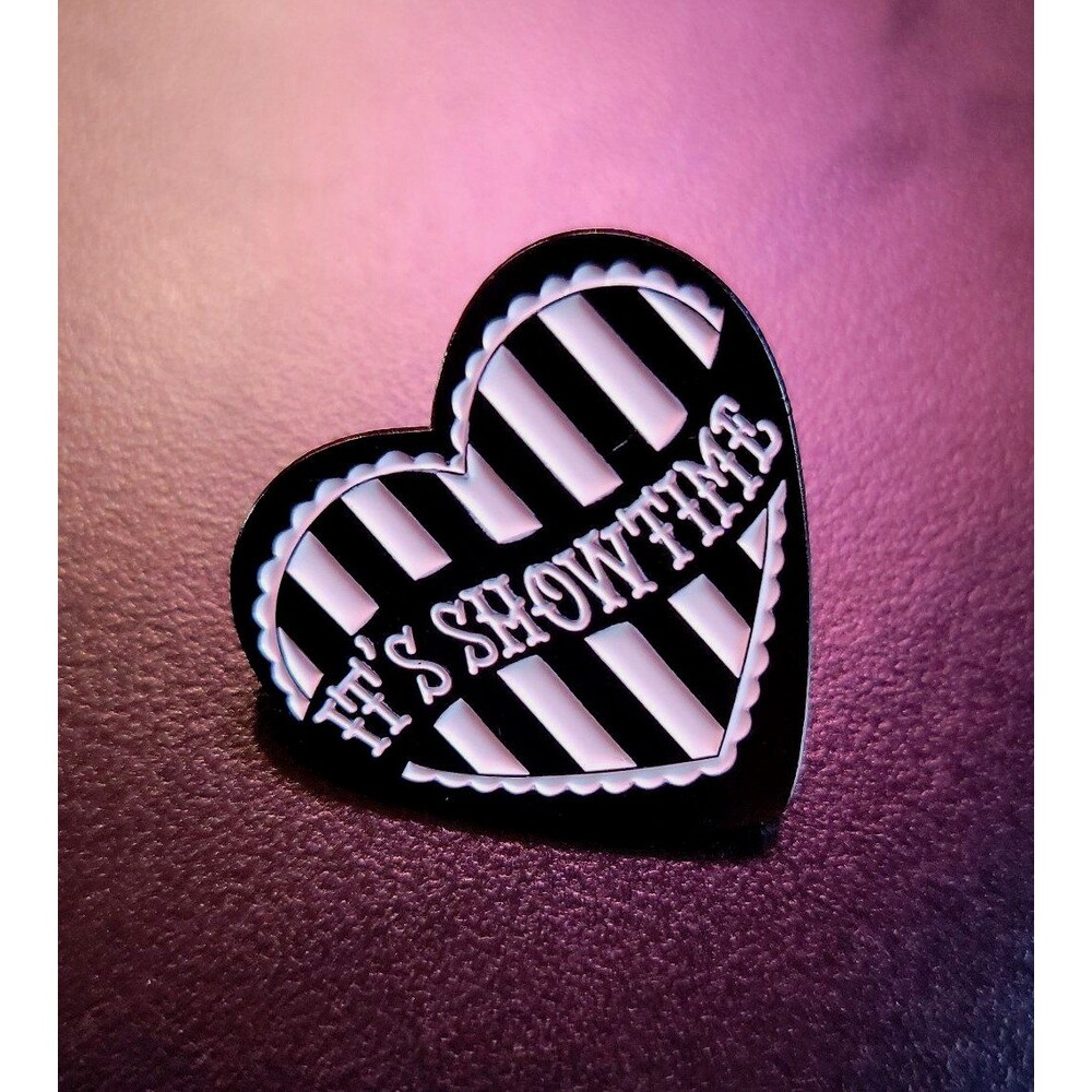 Beetlejuice it's‎ showtime enamel pin